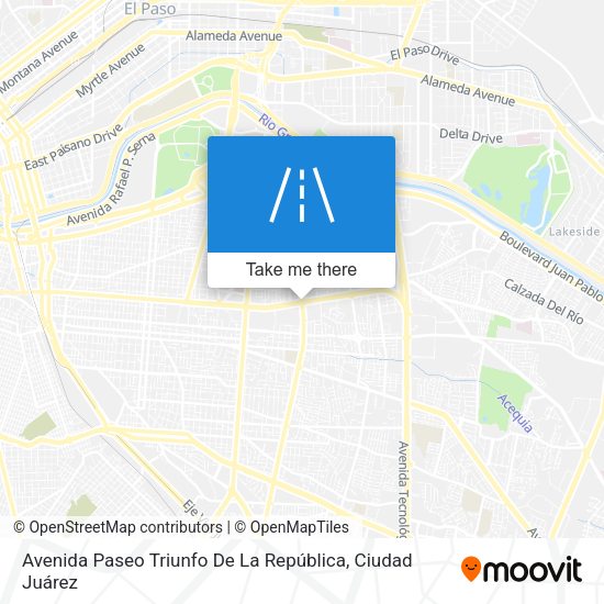 Mapa de Avenida Paseo Triunfo De La República