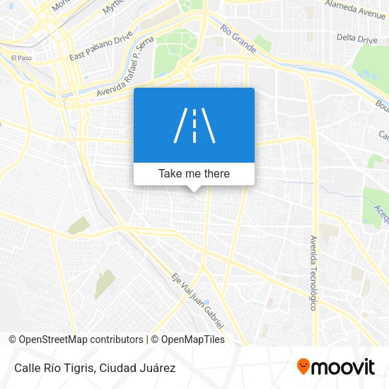 Calle Río Tigris map