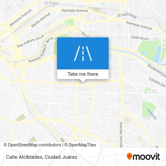Calle Alcibíades map