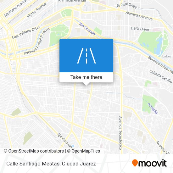 Calle Santiago Mestas map