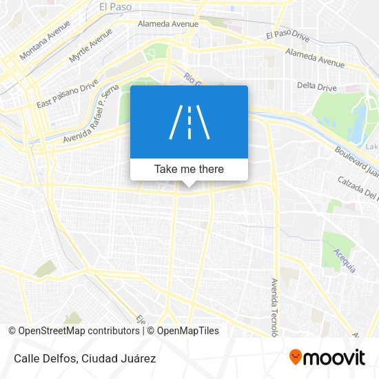 Mapa de Calle Delfos
