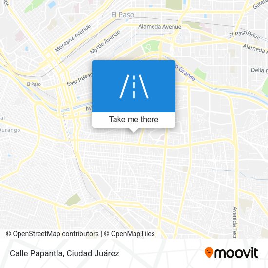 Mapa de Calle Papantla