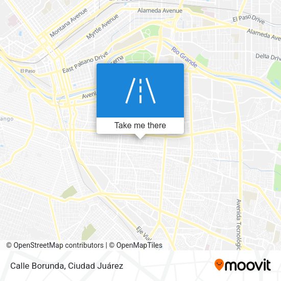 Calle Borunda map