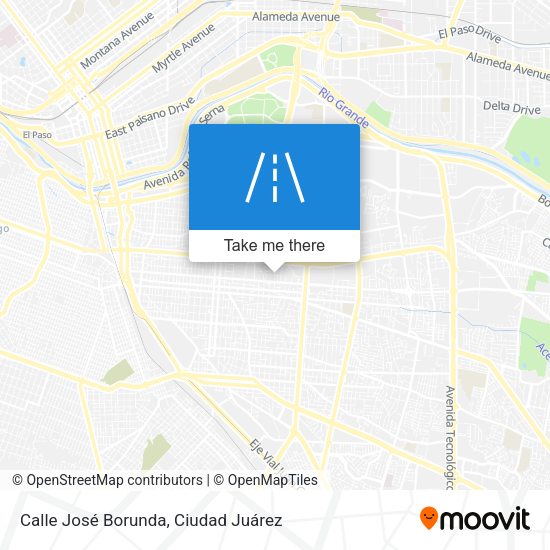 Mapa de Calle José Borunda