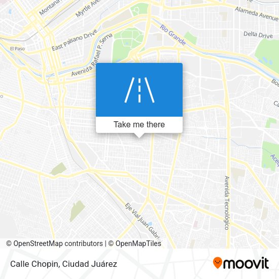 Mapa de Calle Chopin