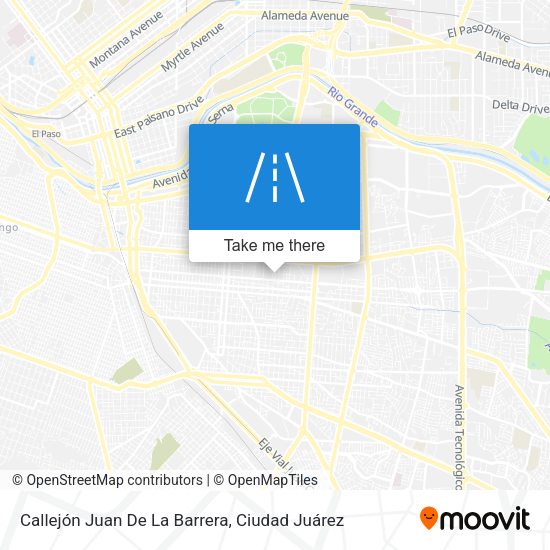 Callejón Juan De La Barrera map
