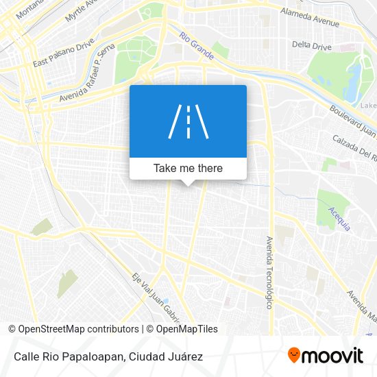 Calle Rio Papaloapan map