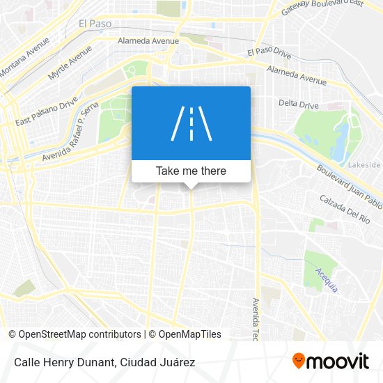 Mapa de Calle Henry Dunant