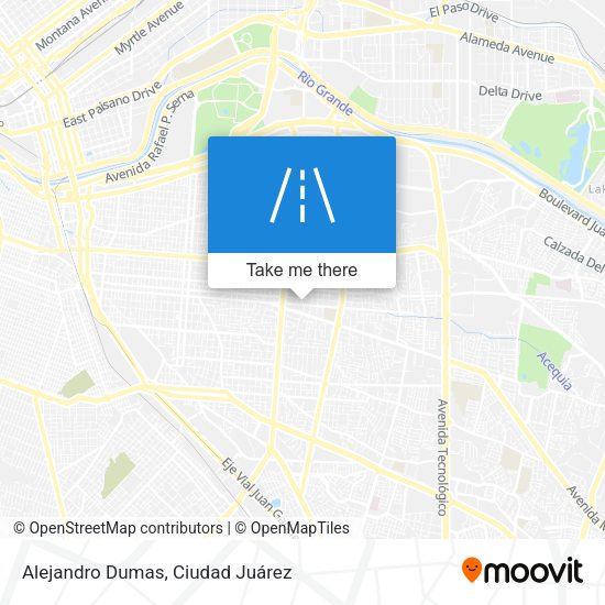 Mapa de Alejandro Dumas