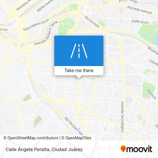 Calle Ángela Peralta map