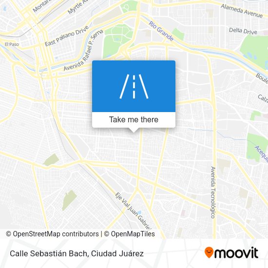 Mapa de Calle Sebastián Bach