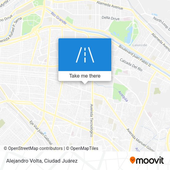 Alejandro Volta map