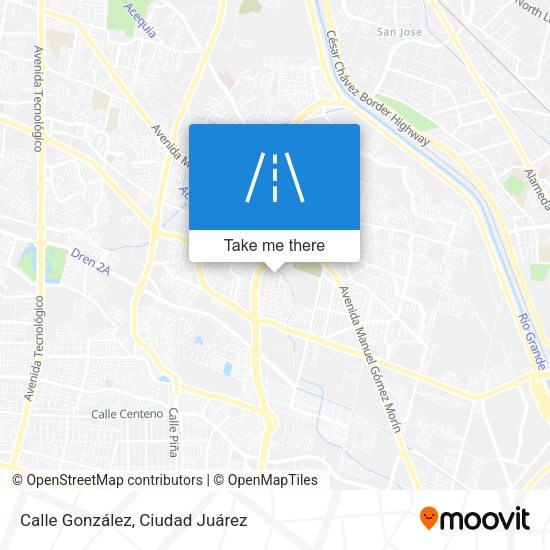 Calle González map