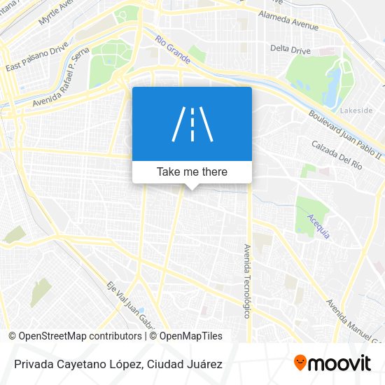 Mapa de Privada Cayetano López