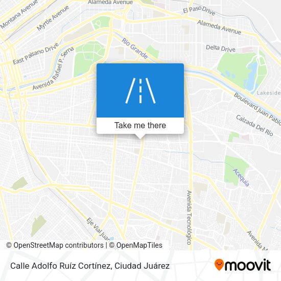 Calle Adolfo Ruíz Cortínez map