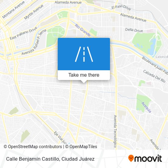 Calle Benjamín Castillo map