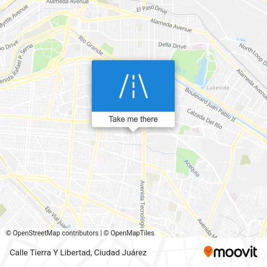 Mapa de Calle Tierra Y Libertad