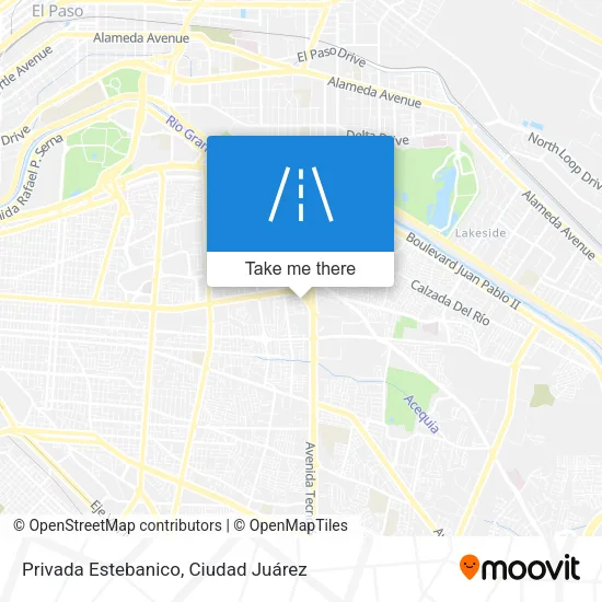 Mapa de Privada Estebanico