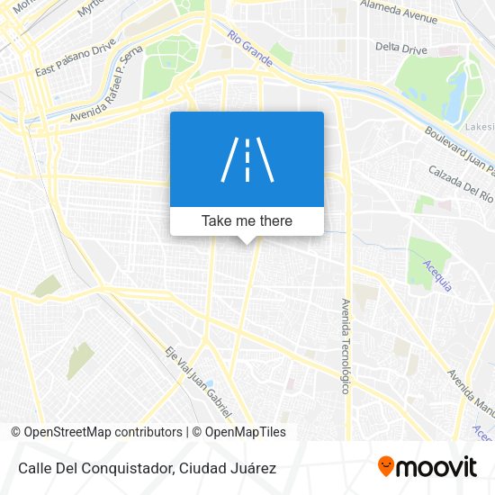 Calle Del Conquistador map