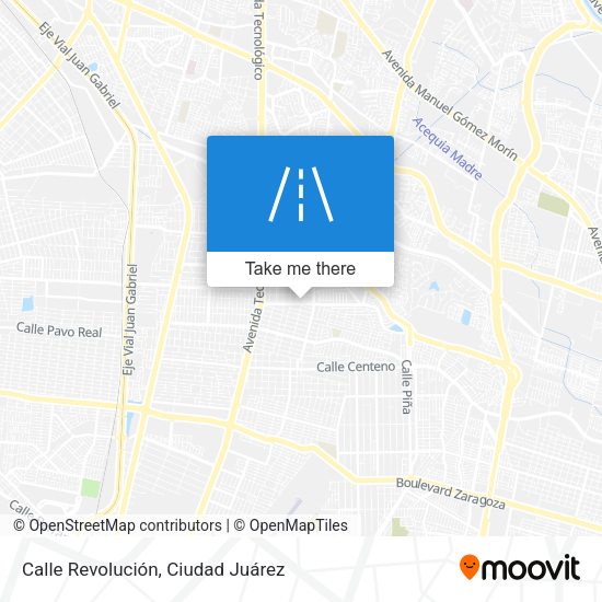 Calle Revolución map