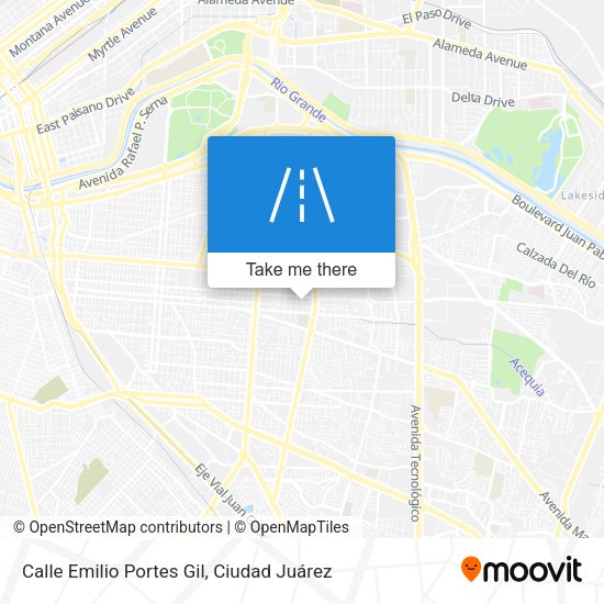 Mapa de Calle Emilio Portes Gil