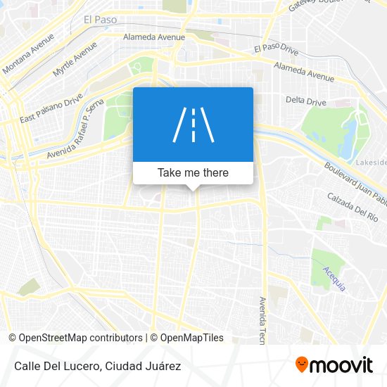 Mapa de Calle Del Lucero