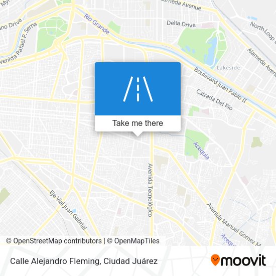 Calle Alejandro Fleming map