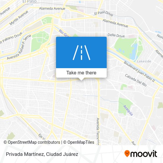 Mapa de Privada Martínez