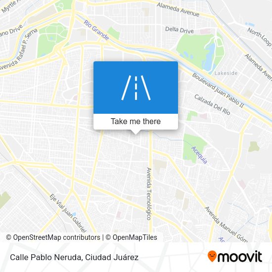 Calle Pablo Neruda map