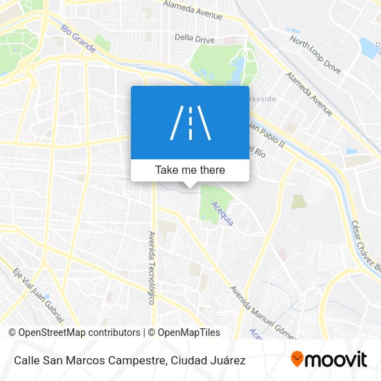 Calle San Marcos Campestre map