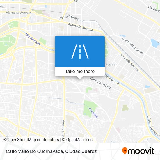 Calle Valle De Cuernavaca map