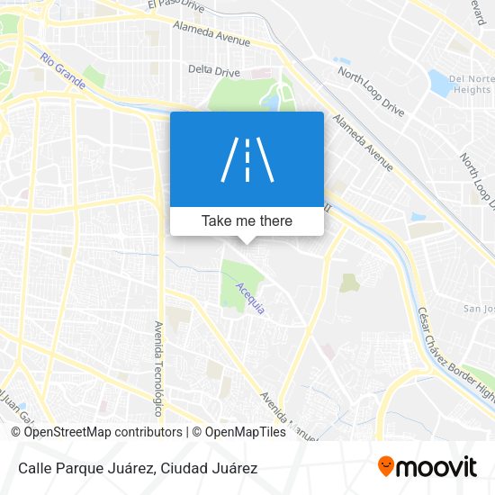 Mapa de Calle Parque Juárez