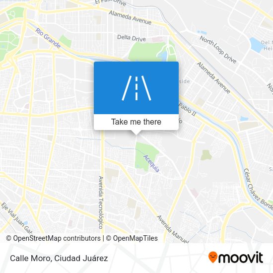 Calle Moro map
