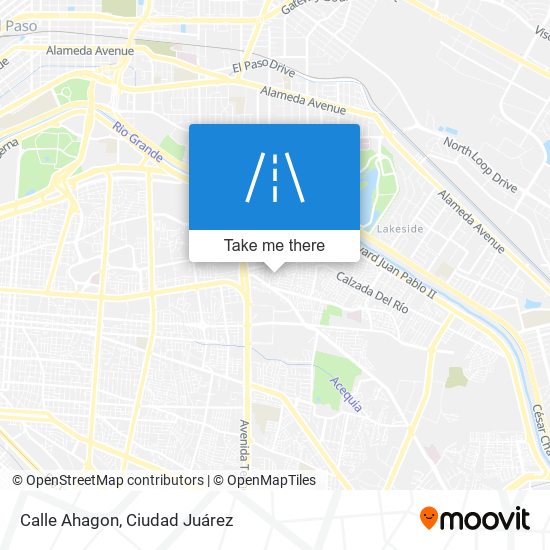 Calle Ahagon map