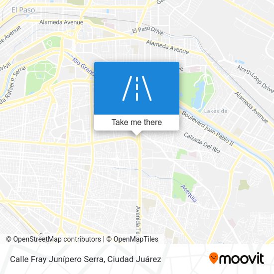 Calle Fray Junípero Serra map