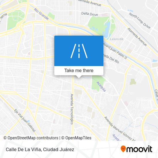 Mapa de Calle De La Viña
