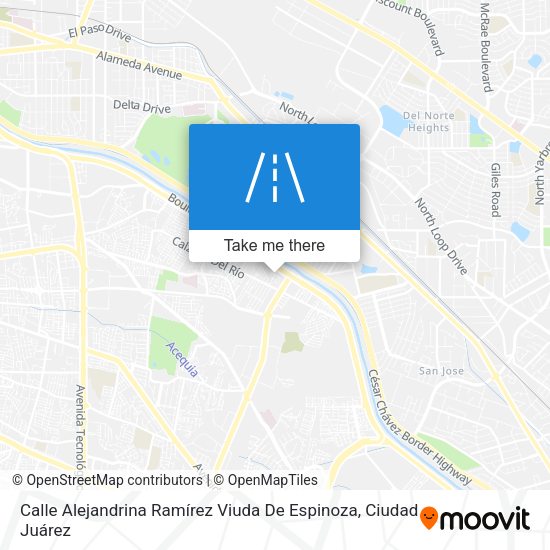 Calle Alejandrina Ramírez Viuda De Espinoza map