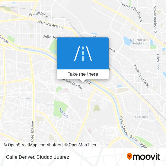 Mapa de Calle Denver