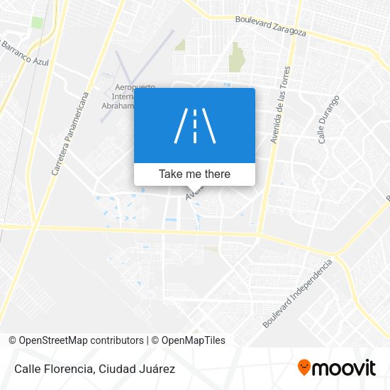 Calle Florencia map