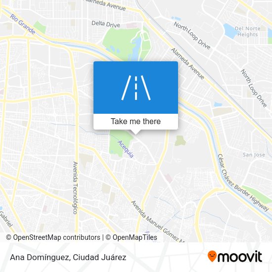 Ana Domínguez map
