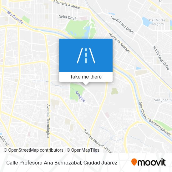 Mapa de Calle Profesora Ana Berriozábal