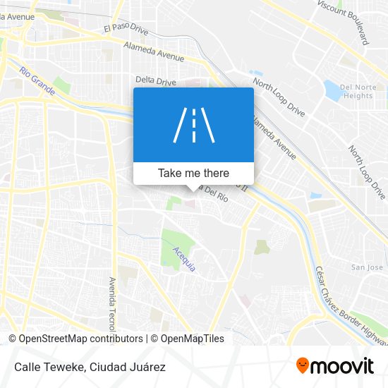 Calle Teweke map