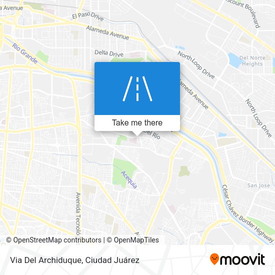 Via Del Archiduque map