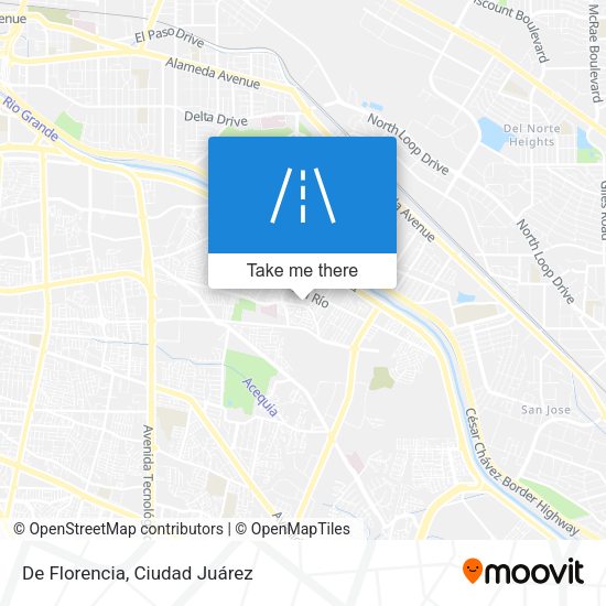 De Florencia map