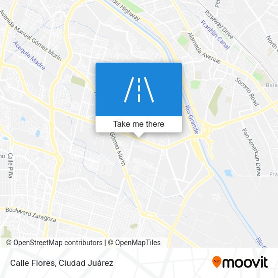 Mapa de Calle Flores