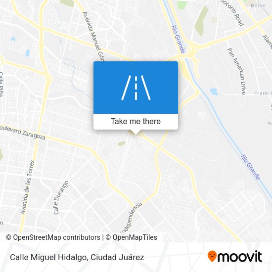Calle Miguel Hidalgo map