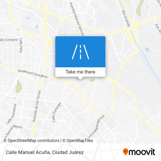 Mapa de Calle Manuel Acuña