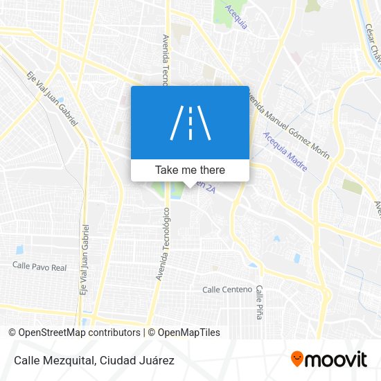 Calle Mezquital map