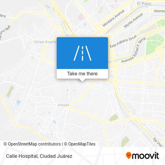Mapa de Calle Hospital