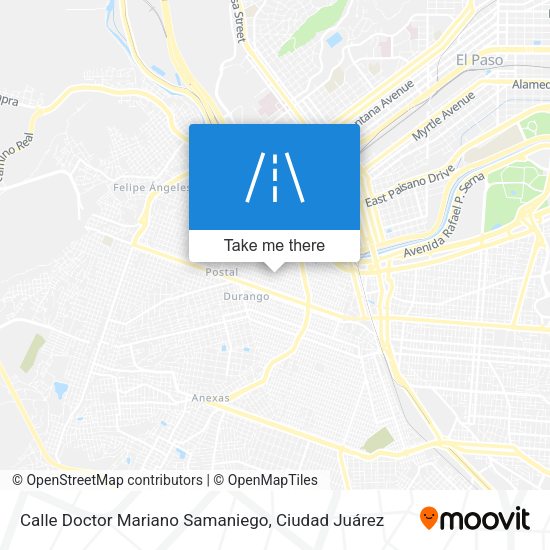 Calle Doctor Mariano Samaniego map